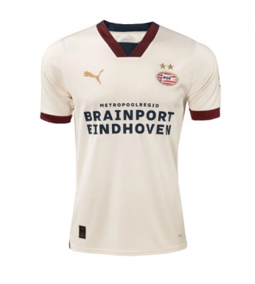 Lacne Muži Futbalové dres PSV Eindhoven 2023-24 Krátky Rukáv - Preč